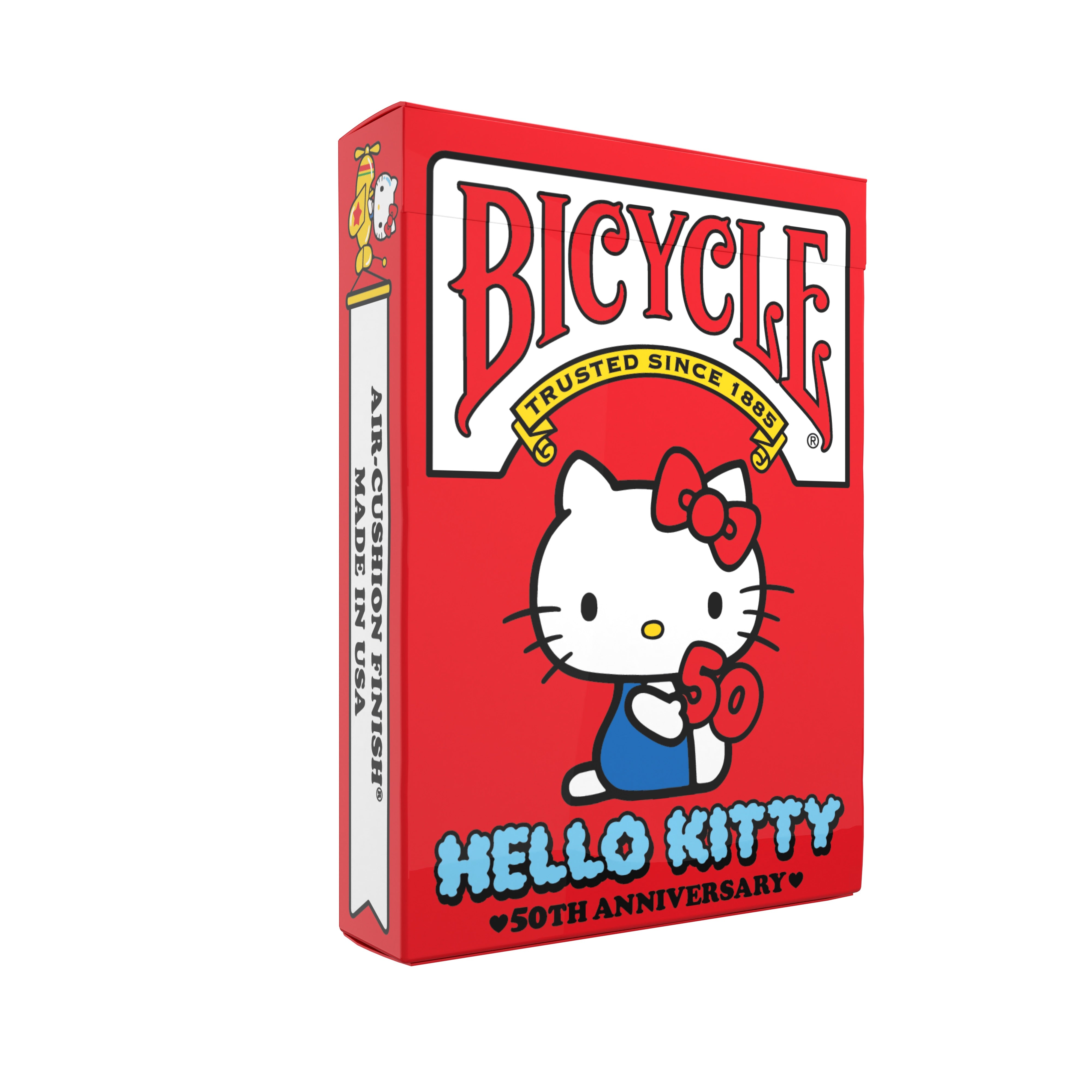 Bicycle Hello Kitty Spielkarten, 50-jähriges Jubiläum, 55 Karten, niedliches Design